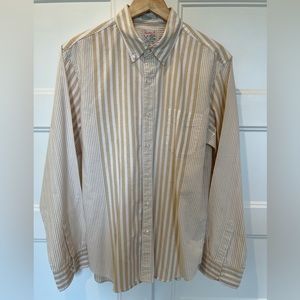 J.Crew slim broken-in organic cotton oxford shirt in stripe